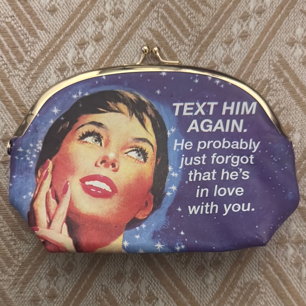 Retro Purple Mini Clutch
